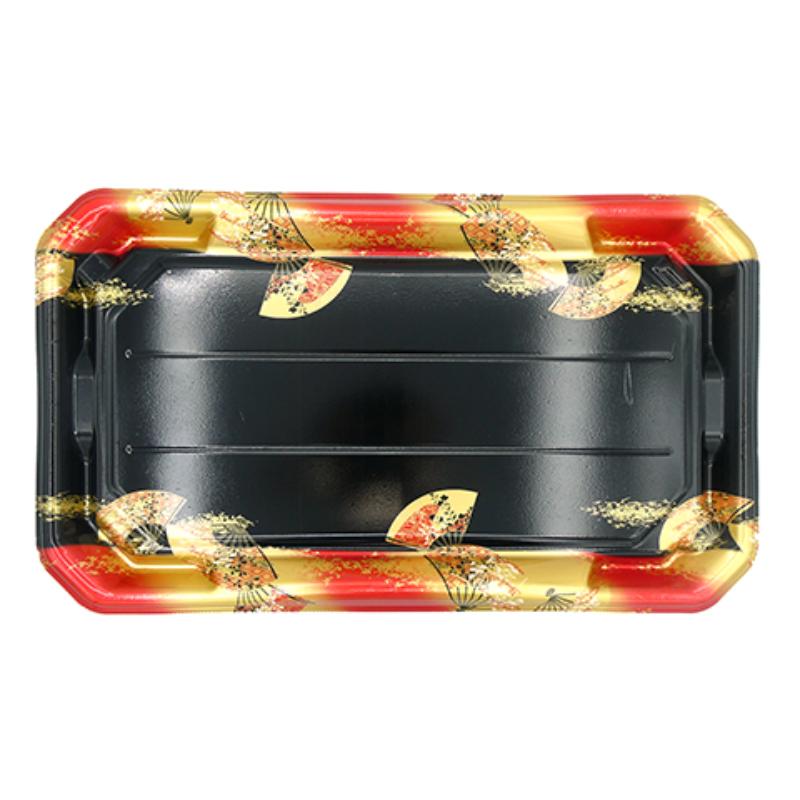 寿司容器 美彩3-10 本体 金フチ扇 エフピコ