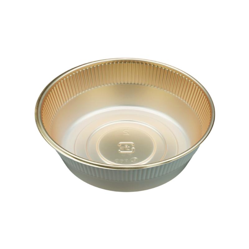 オードブル容器 DX オードブル 丸2G-W4点セット 中央化学