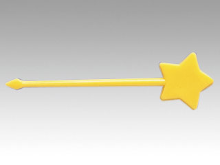 弁当ピック 星型ピックス＃60 バラ 黄色 アサヒ徳島