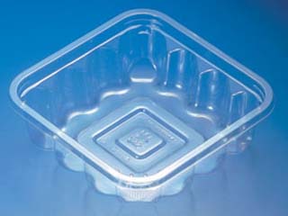 汎用透明カップ容器 リスパック クリーンカップ125角300BS水切り