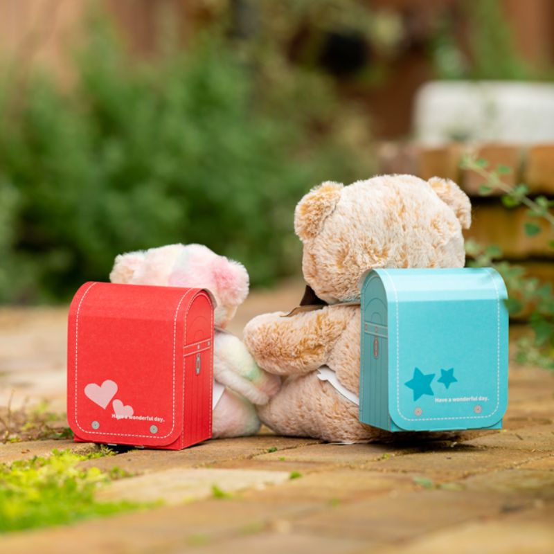 ギフト箱 ランドセル型ギフトボックス ブルー-S(10枚) ヘッズ