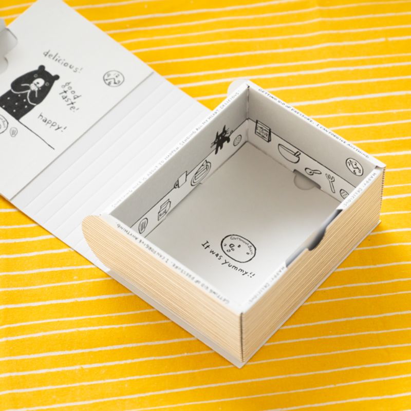 ギフト箱 グラットンベアブック型ギフトBOX-S(10枚) ヘッズ