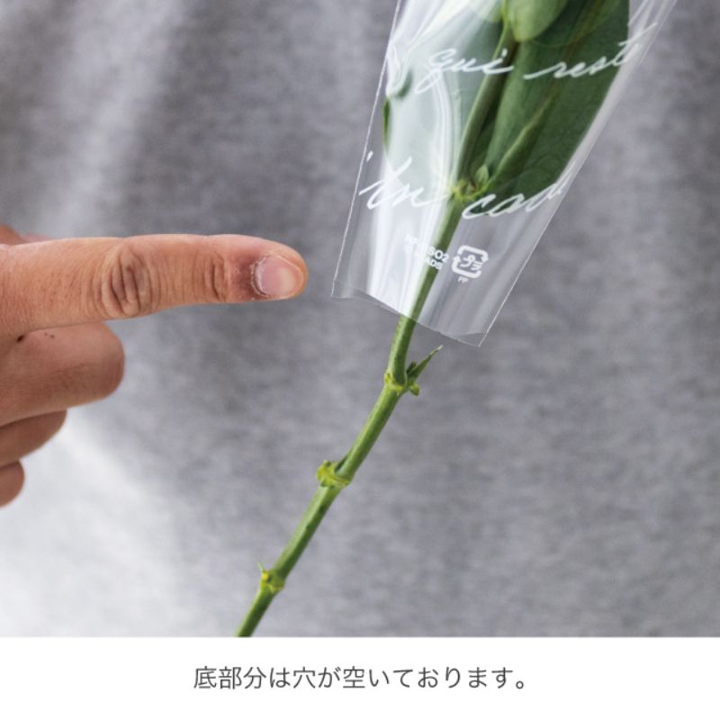 フィエルテブーケスリーブOPPバッグ-2(100枚) ヘッズ