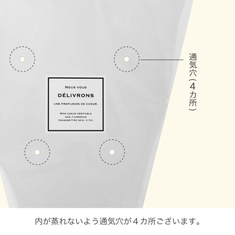 フィエルテブーケスリーブOPPバッグ-2(100枚) ヘッズ