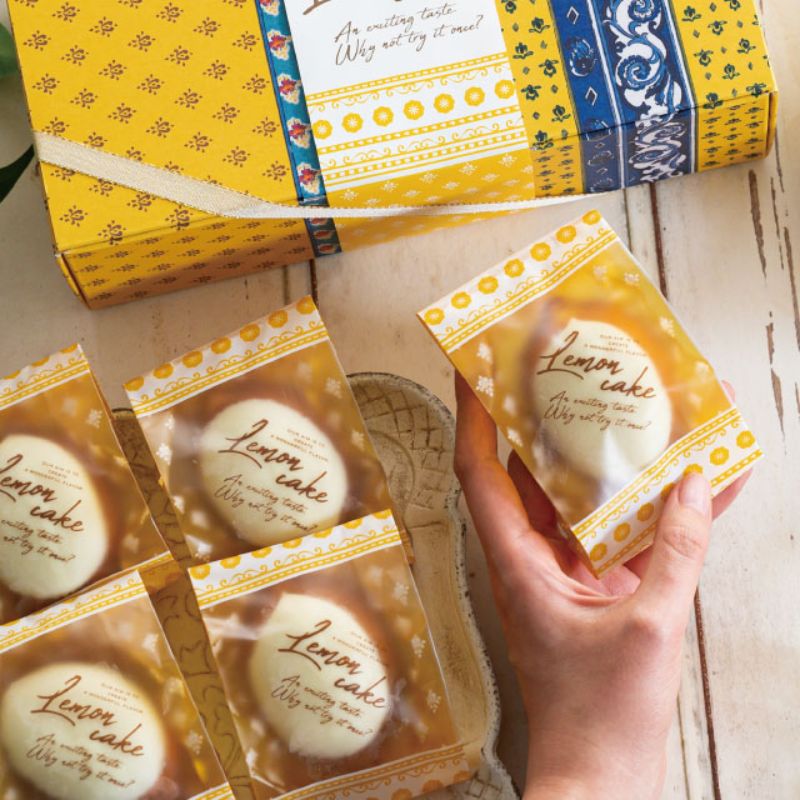 テープ無 OPP袋 レモンケーキスイーツパック マット-2(100枚) ヘッズ