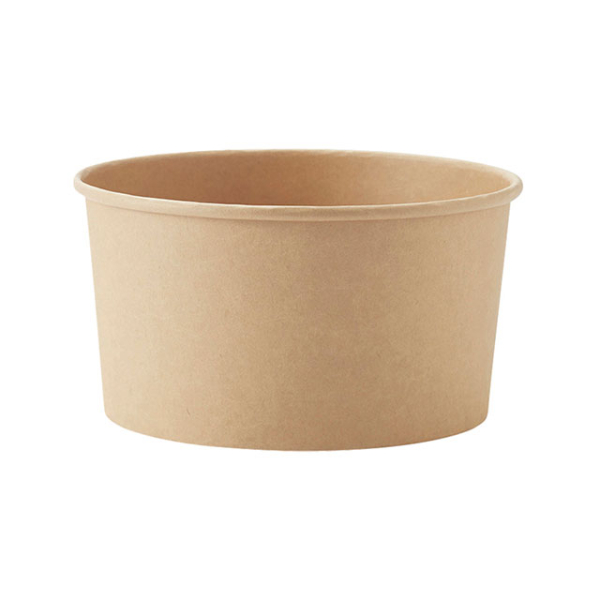 スープカップ 未晒フードカップ 浅1000ml HEIKO(シモジマ)