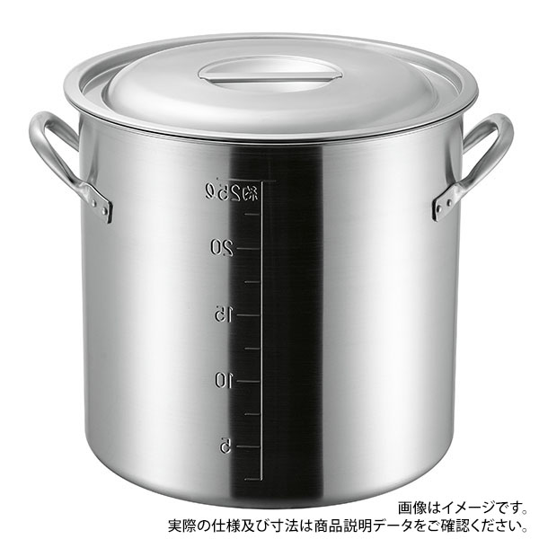 AGクラッド 目盛付寸胴鍋27cm 赤川器物製作所