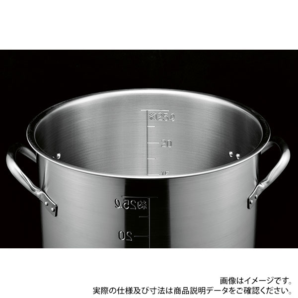 AGクラッド 目盛付寸胴鍋27cm 赤川器物製作所