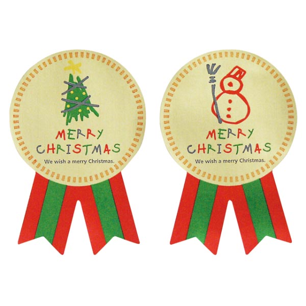 クリスマスポイントギフトシール-1(100枚) ヘッズ