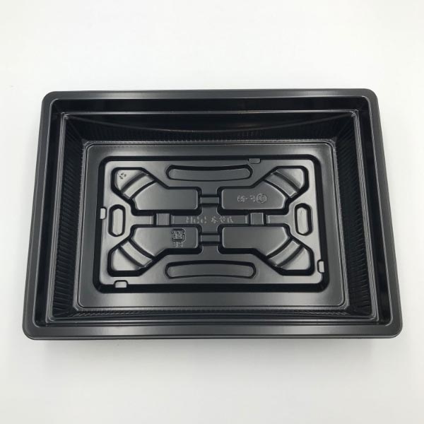 弁当容器 かさね 55 B 黒 リスパック