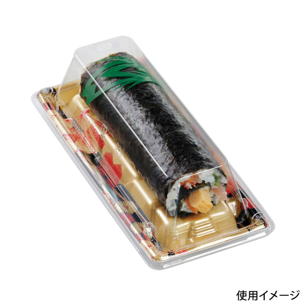 寿司容器 Sステ26-11巻台R 本体 扇市松金 エフピコ