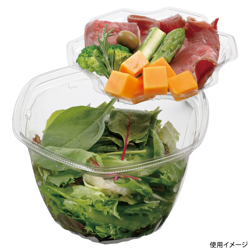 サラダ容器 APヘキサ 16-15(97) 本体 エコ エフピコ