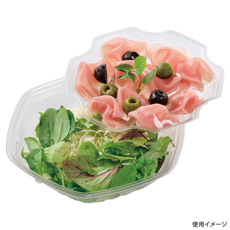 サラダ容器 APヘキサ 19-18(55) 本体 エコ エフピコ
