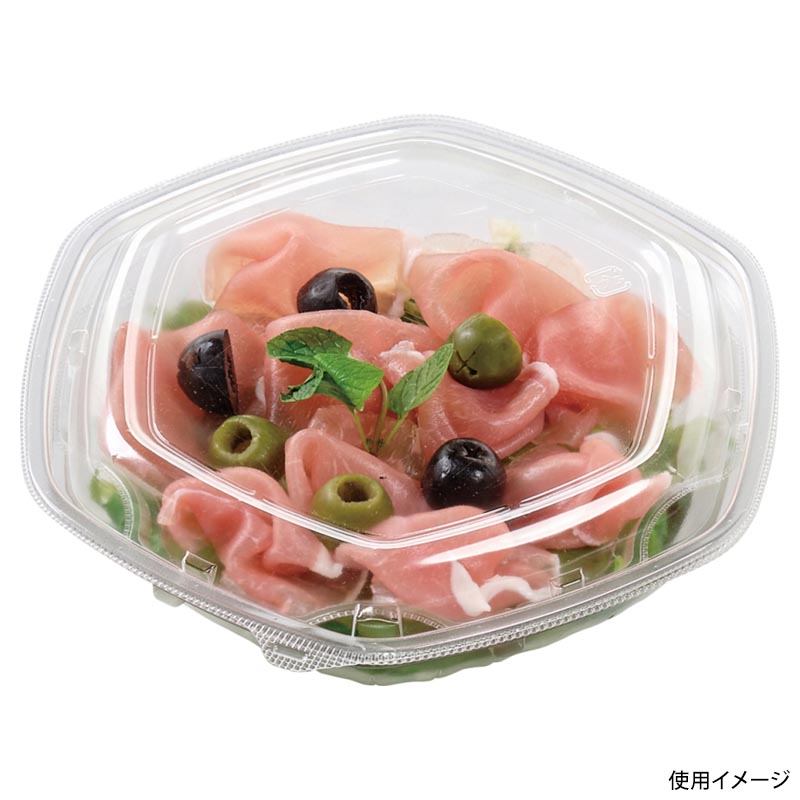 サラダ容器 APヘキサ 19-18(55) 本体 エコ エフピコ