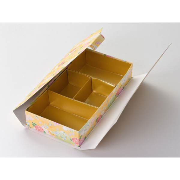 華雅シリーズ 貼箱タイプ 大 華牡丹 黄 金カップ付(4)