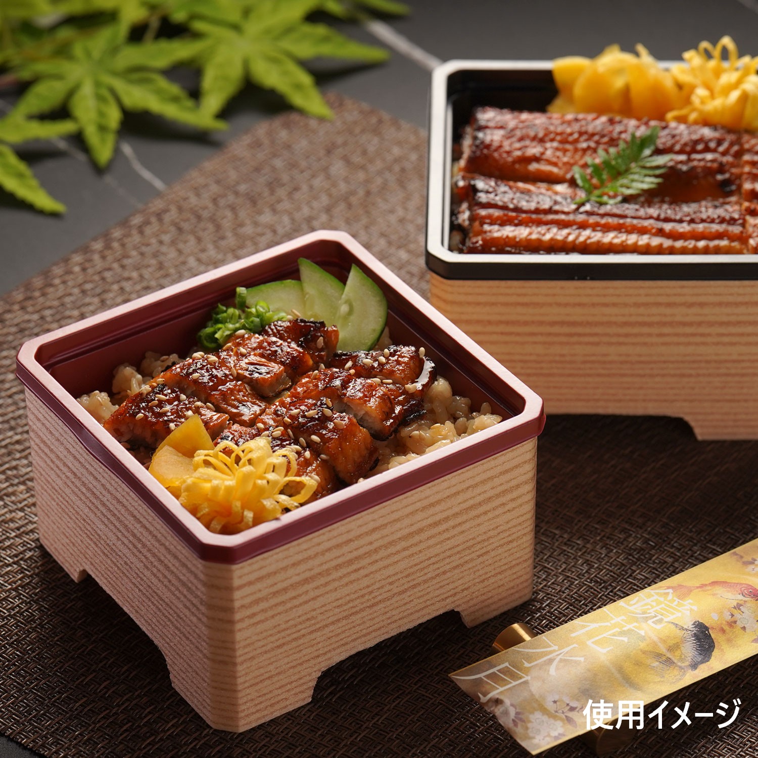 ワン折 小隅35 杉 足付 縁