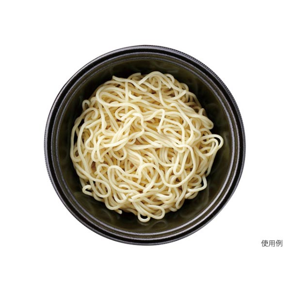 麺容器 DLV麺20(78)本体 黒W エフピコ