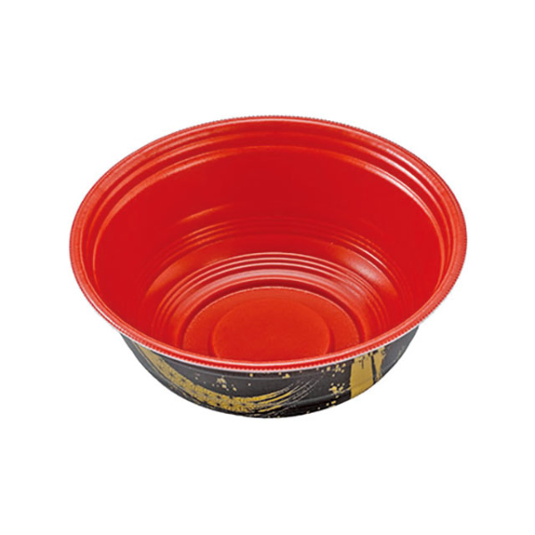 どんぶり容器 MFP極み丼-363 上杉赤 本体 エフピコチューパ