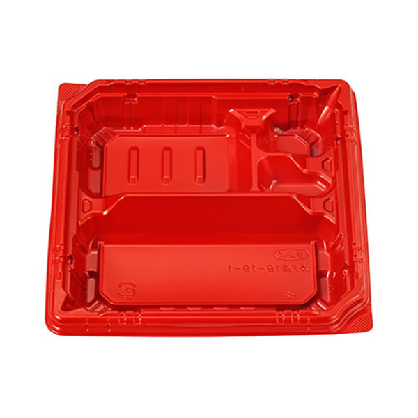 弁当容器 エフピコチューパ カチ楽19-19-1 Pレッド 本体