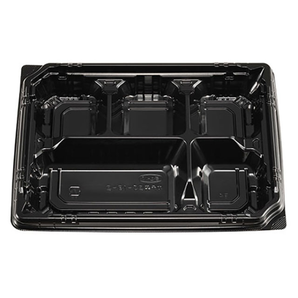 弁当容器 カチ楽23-18-2 黒 本体 エフピコチューパ