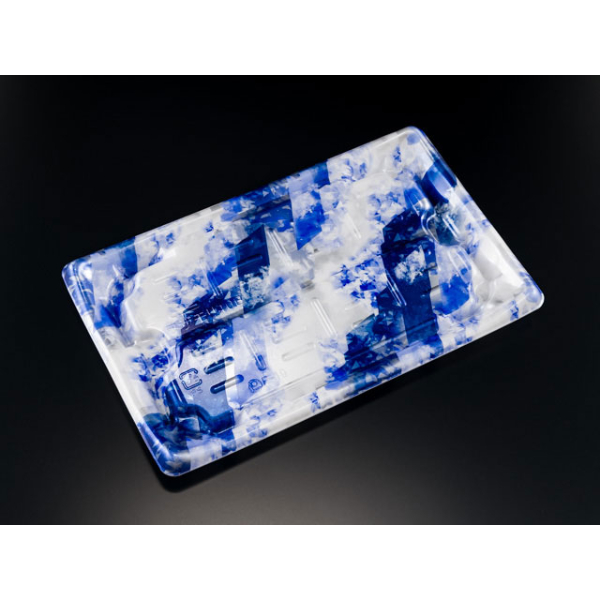 刺身容器 わざ盛40B 氷晶青 リスパック