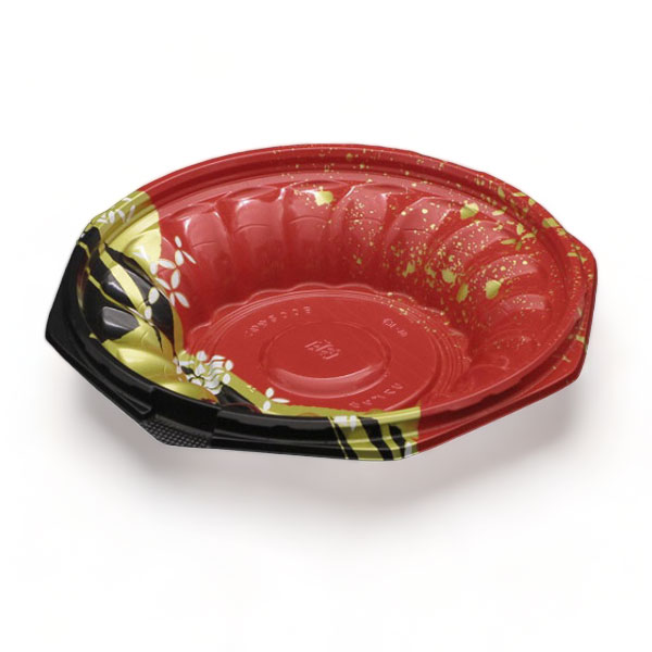 丼容器 リスパック ハイクッカー このみ200B K-めいび赤
