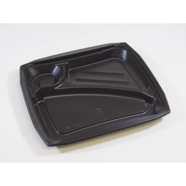 弁当容器 リスパック ハイクッカー TP弁当 80-4B 黒