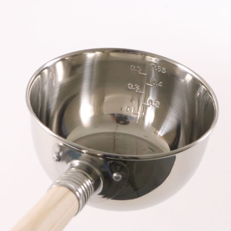 調理器具 18-8水杓子目盛付 13.5cm(650cc) カンダ