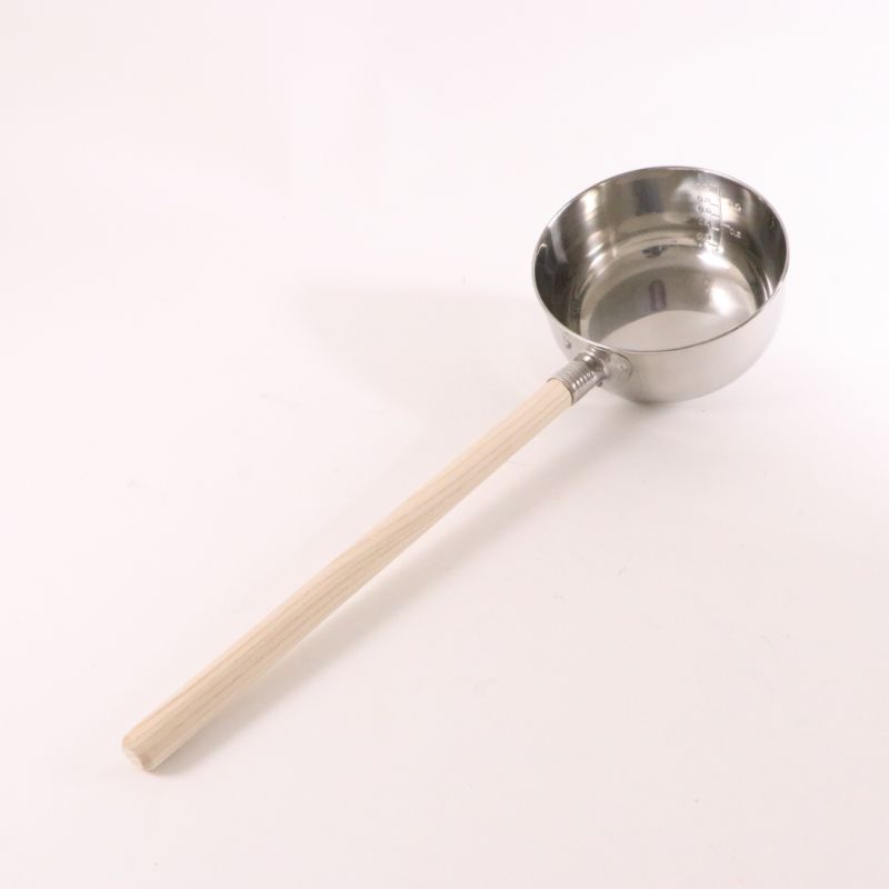 調理器具 18-8水杓子目盛付 16.5cm(1350cc) カンダ