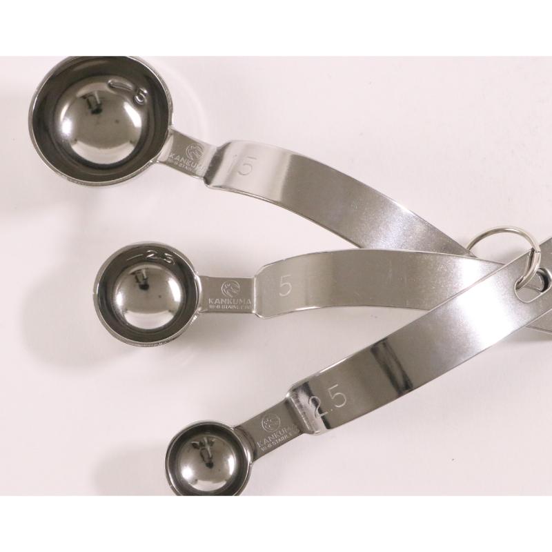 調理用品 kan 置いてはかれる計量スプーン 3本組