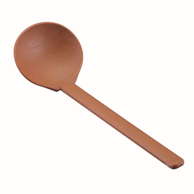 調理道具 PP田舎杓子 茶