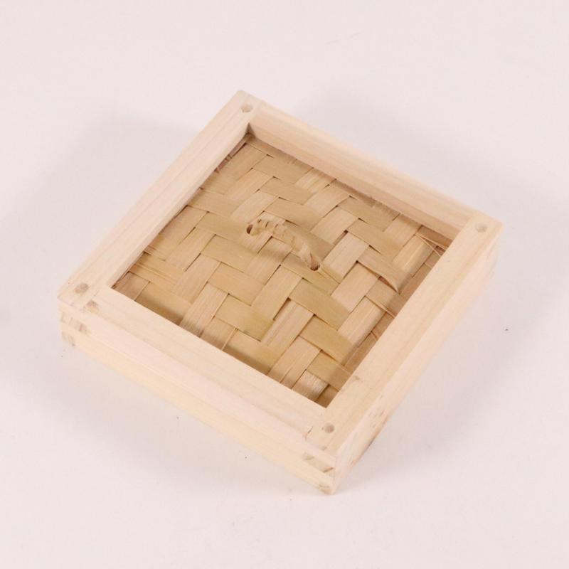 本格派杉製角型セイロ 蓋 15cm
