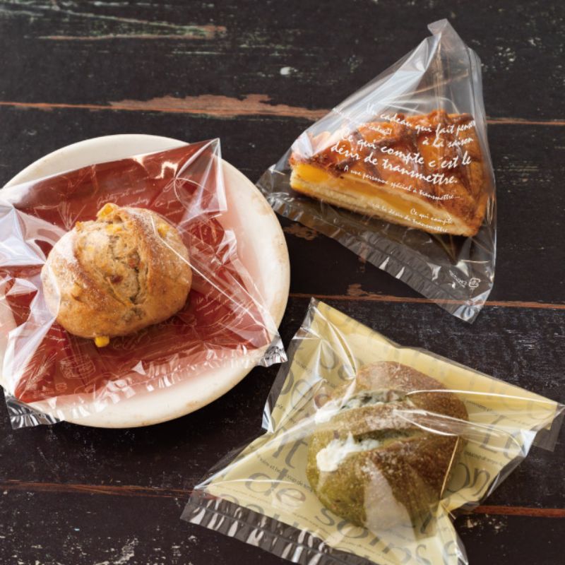 ヘッズ 食品対応袋(平袋) ブラウンフレンチIPPバッグ-2(100枚)