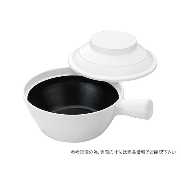 アルミ鋳物砂鍋 深型 内黒塗 18cm カンダ