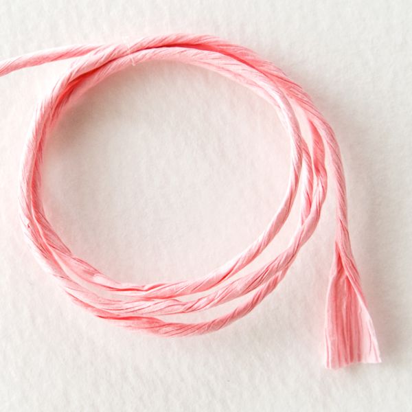 紙ヒモ 桃(50m巻)(1巻) ヘッズ