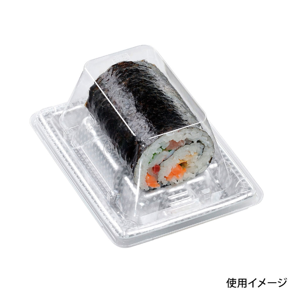 寿司容器 Sステ15-11巻台R 本体 メッシュ銀 エフピコ