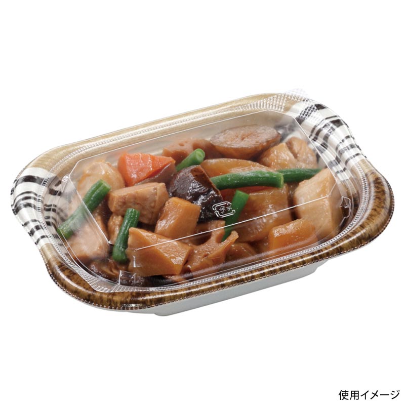 惣菜容器 MFP優デリ18-13(34) 渋なみ茶 エフピコ