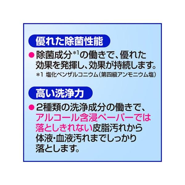 ウェットティッシュ セイフキープ つめかえ用80枚 花王