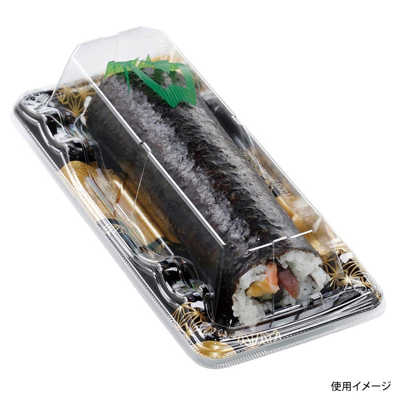 寿司容器 大波皿1-5(V1) 本体 麻帯金 エフピコ