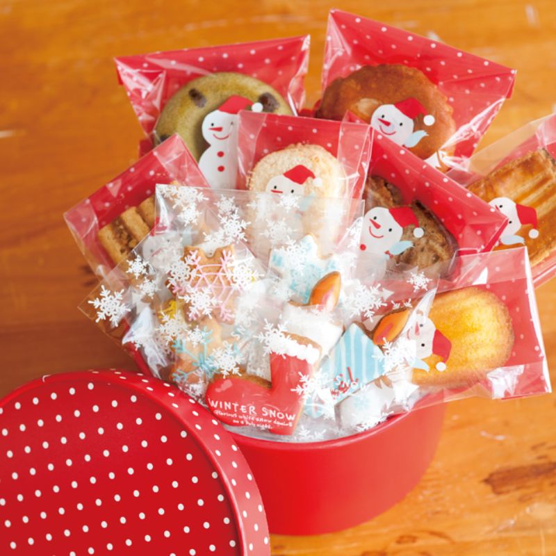 ギフト箱 レッドドット丸型BOX-M(10個) ヘッズ