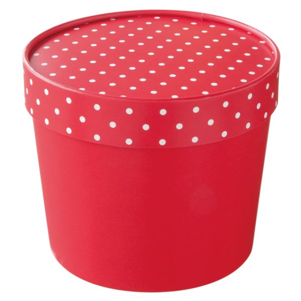 ギフト箱 レッドドット丸型BOX-S(10個) ヘッズ