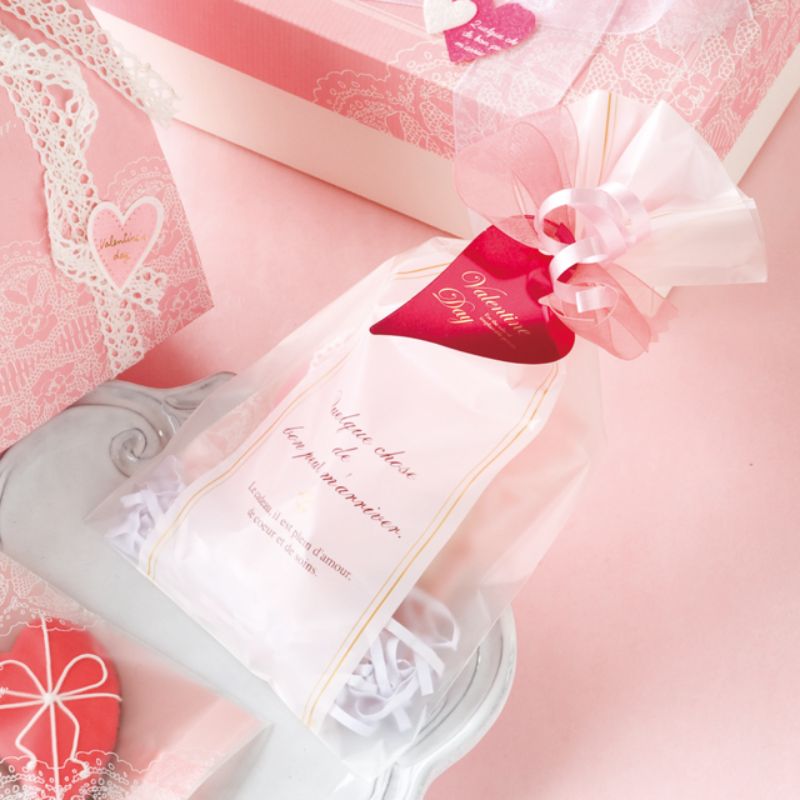 贈答用飾り バレンタインデイハート型タッグ-3(50枚) ヘッズ