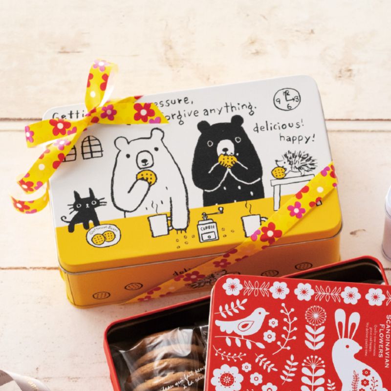 ギフト箱 グラットンベアギフト缶-1(6個) ヘッズ
