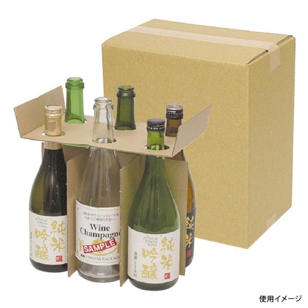 ギフト箱 和洋酒兼用6本 お値打ち宅配箱 ヤマニパッケージ