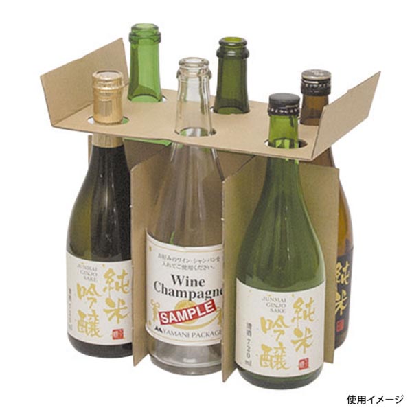 ギフト箱 和洋酒兼用6本 お値打ち宅配箱 ヤマニパッケージ