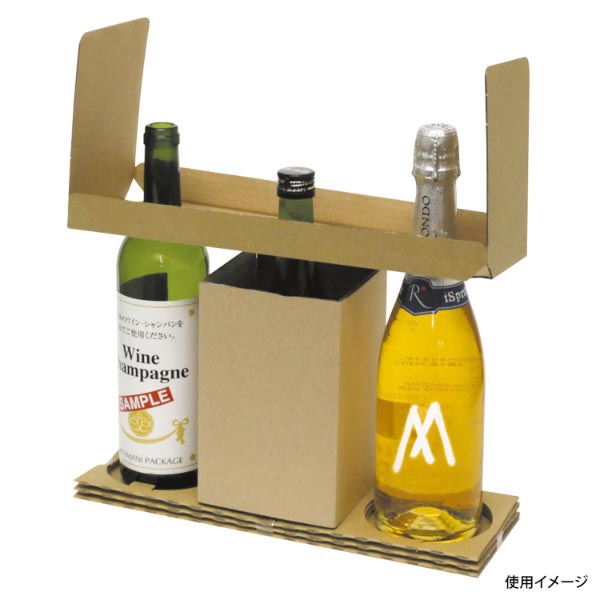 ギフト箱 和洋酒兼用3本 お値打ち宅配箱 ヤマニパッケージ