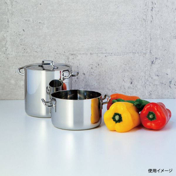 プチパン 両手・半寸胴鍋〈PRO〉9cm(蓋なし) トーダイ