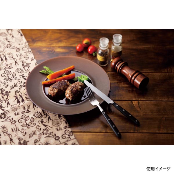 洋食卓上用品 アリソン ブラック ディナーナイフ トーダイ