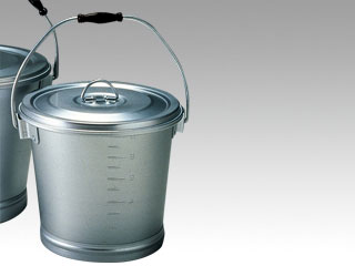 保存容器 アルマイト丸型一重食缶214 12L | テイクアウト容器の通販
