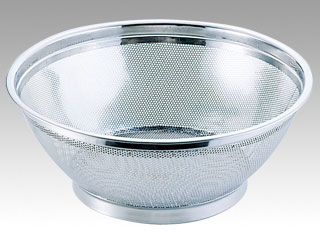 ザル UK18-8 パンチング浅型ざる65cm